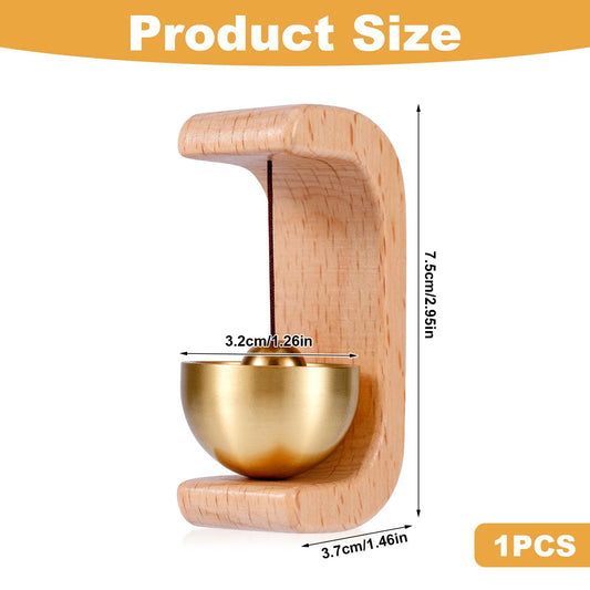 Shopkeepers Bell for Door Opening, Magnetic Shopkeepers Bell Cute Simple Design Easy to Use Bell for Door Opening Widely Used for Cafe Front Door Pet Door Store Refrigerator