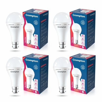 Crompton 8.5W Emergency LED Bulb | Backup Lamp | Inverter Bulb for home, with upto 4 Hours battery back up | Over charging Protection | BMS Technology | Cool Day Light (6500K) | Pack of 1